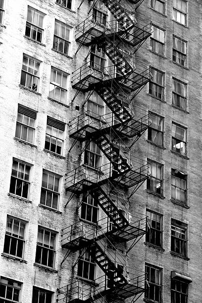 Fire Escape stock photo