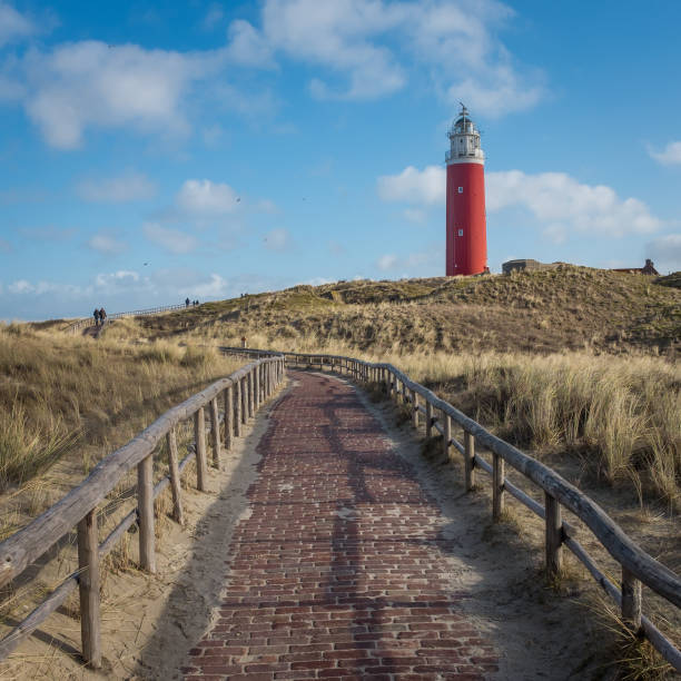 istock Old lighthouse on the beach of De Cocksdorp 925466420