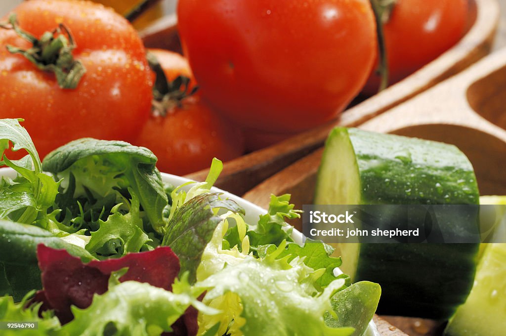 Gesundes Essen Diät, Salate - Lizenzfrei Blatt - Pflanzenbestandteile Stock-Foto
