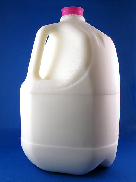 Dairy Product, Gallon of Milk in a gallon of milk stock pictures, royalty-free photos & images