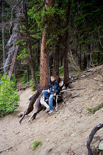 istock teenager having a break on roots 92547179