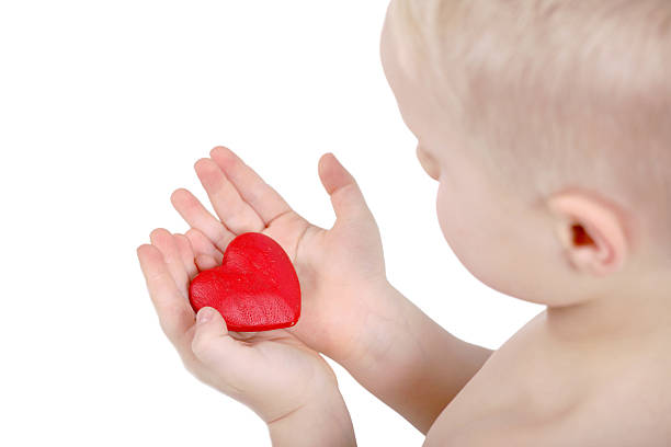 istock Little boys red heart 92547202