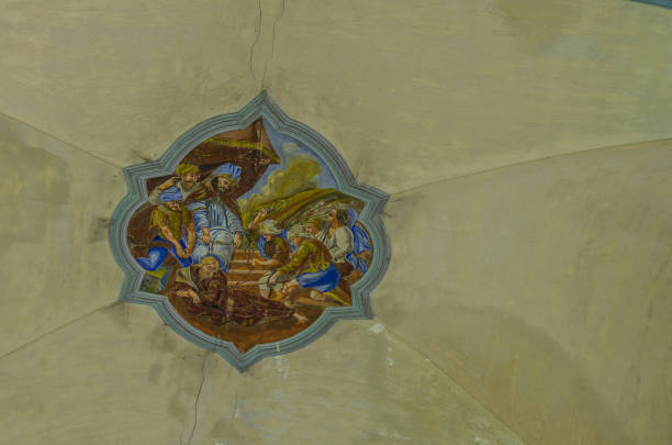 istock frescoes on the ceiling in church 925478226