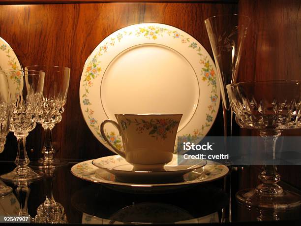 Fine China Stock Photo - Download Image Now - Cabinet, Retail Display, Collection