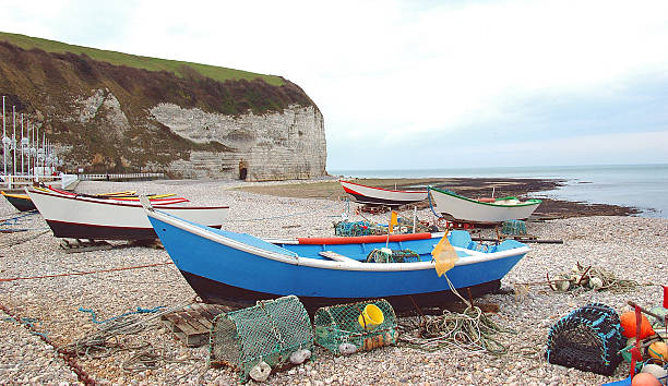istock blue fishing boat 92548348
