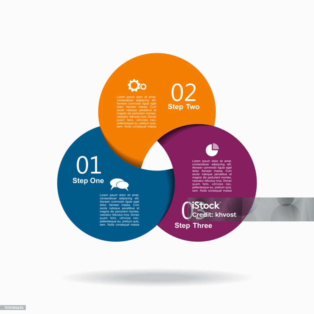 Infographic template. Vector illustration. Can be used for workflow layout, diagram, business step options, banner. Infographic template. Vector illustration. Can be used for workflow layout, diagram, business step options, banner, web design. Three Objects stock vector