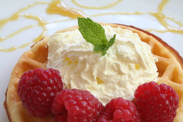 waffle and berries