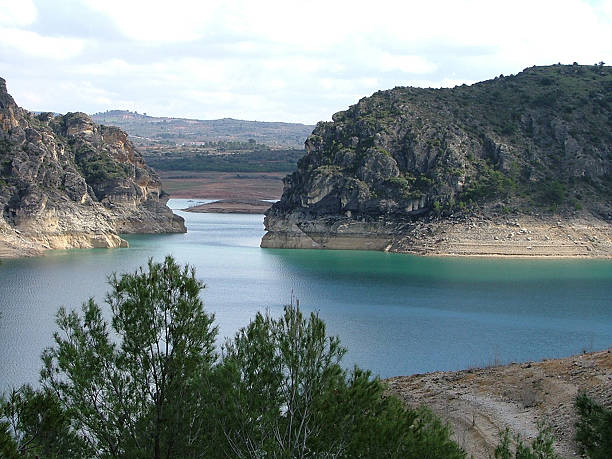 Sacedon landscape. Spain stock photo