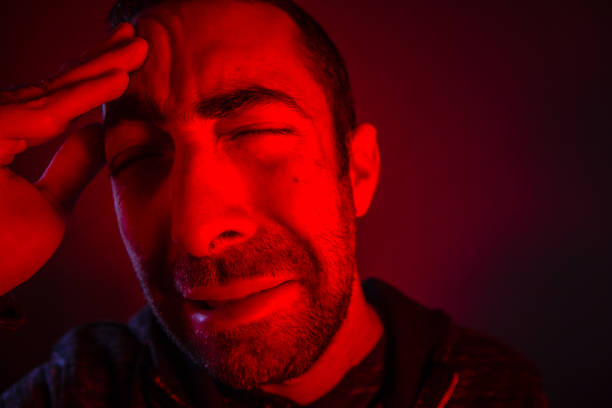 istock Man is suffering in pain from headache 925493220