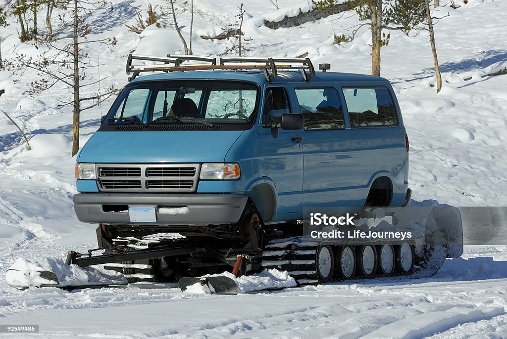 Vermietet Schnee Trainer im Yellowstone National Park - Lizenzfrei Abgeschiedenheit Stock-Foto