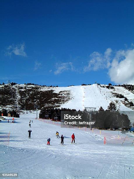 Skiers At La Calme Stock Photo - Download Image Now - Cold Temperature, Color Image, France