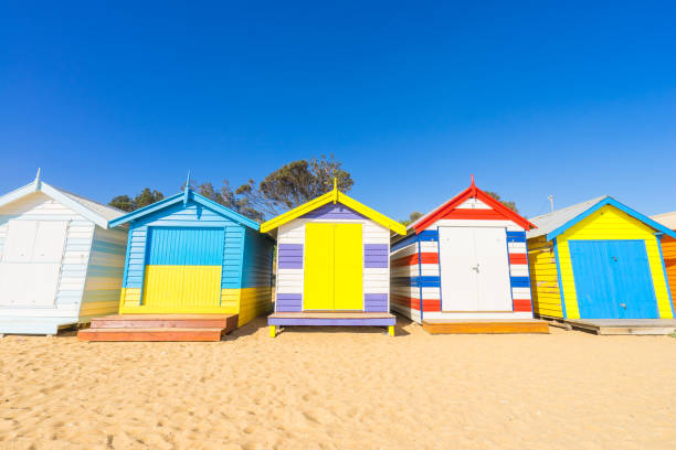 istock Brighton Beach Huts in Melbourne, Australia 925497144