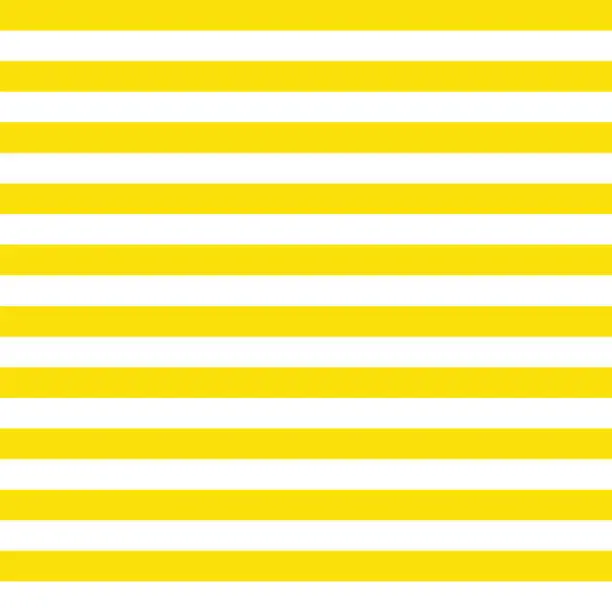 Vector illustration of Yellow stripes vector background with horizontal lines