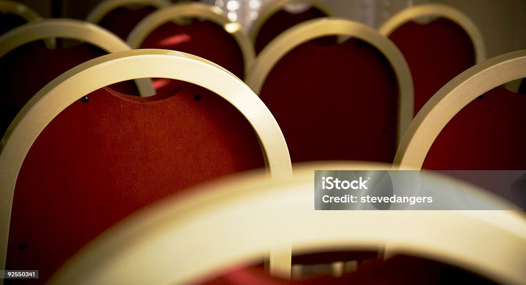 Hall cadeiras - Foto de stock de Cadeira royalty-free