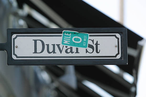 Duval Street Chave West - fotografia de stock