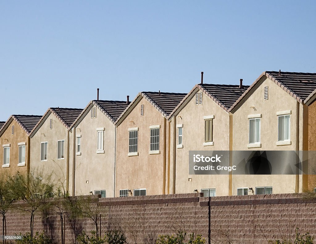 Track houses  Architecture Stock Photo