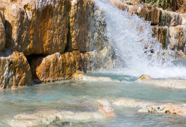 istock Natural spa Saturnia thermal baths, Italy 925517166