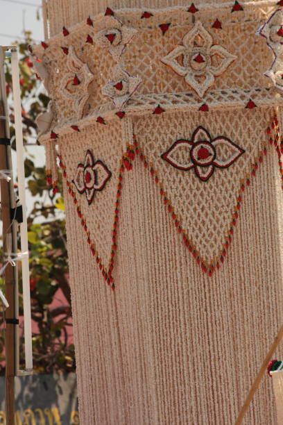 istock Garlands made of popped rice. 925517376
