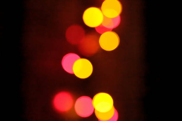 Red and Yellow Bokeh Lights