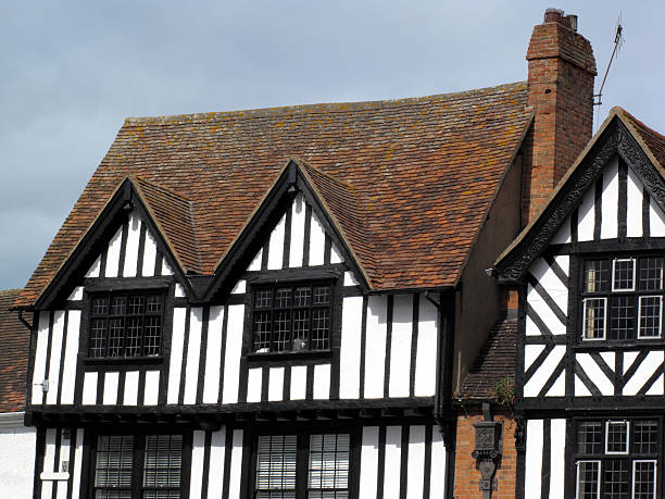 istock Medieval Tudor Timber Framed Houses 92553952