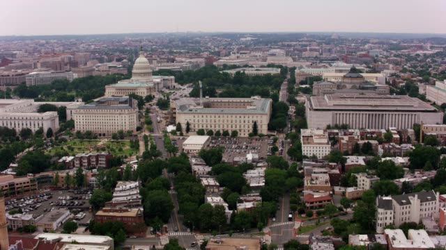 Wide shot of Capitol Building.