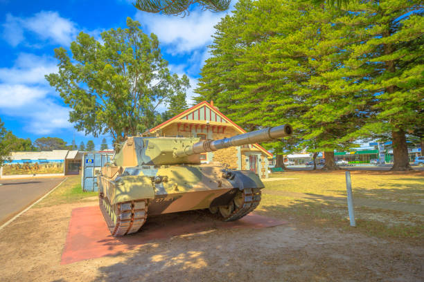 레오 파 드 탱크 호주 - leopard tank 뉴스 사진 이미지