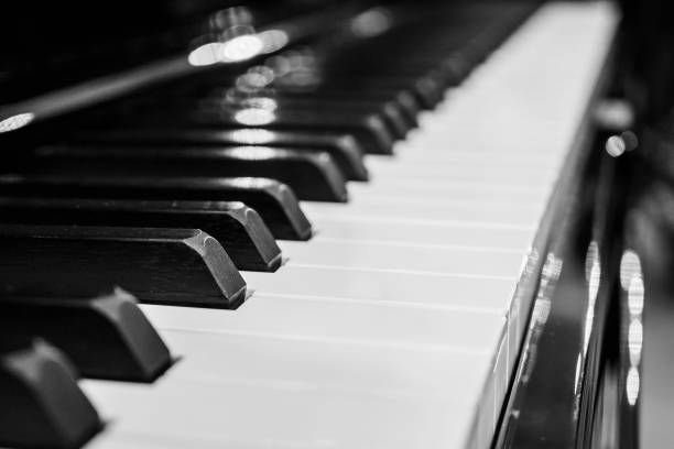 istock Piano keyboard background musical instrument 925553886