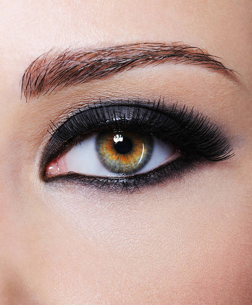 istock Eye with bright black glamour make-up 92555498