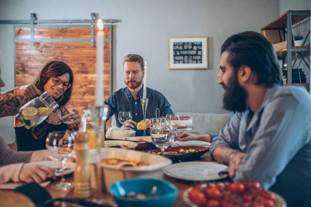 istock Best friends dinner party 925557588