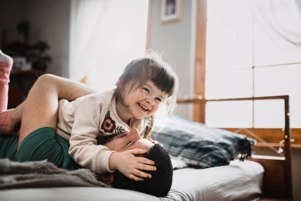 Father and daughter - love and happiness