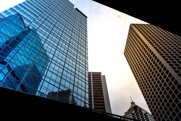 istock Modern office building detail, glass surface 925560870