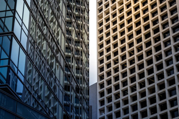 istock Modern office building detail, glass surface 925560882
