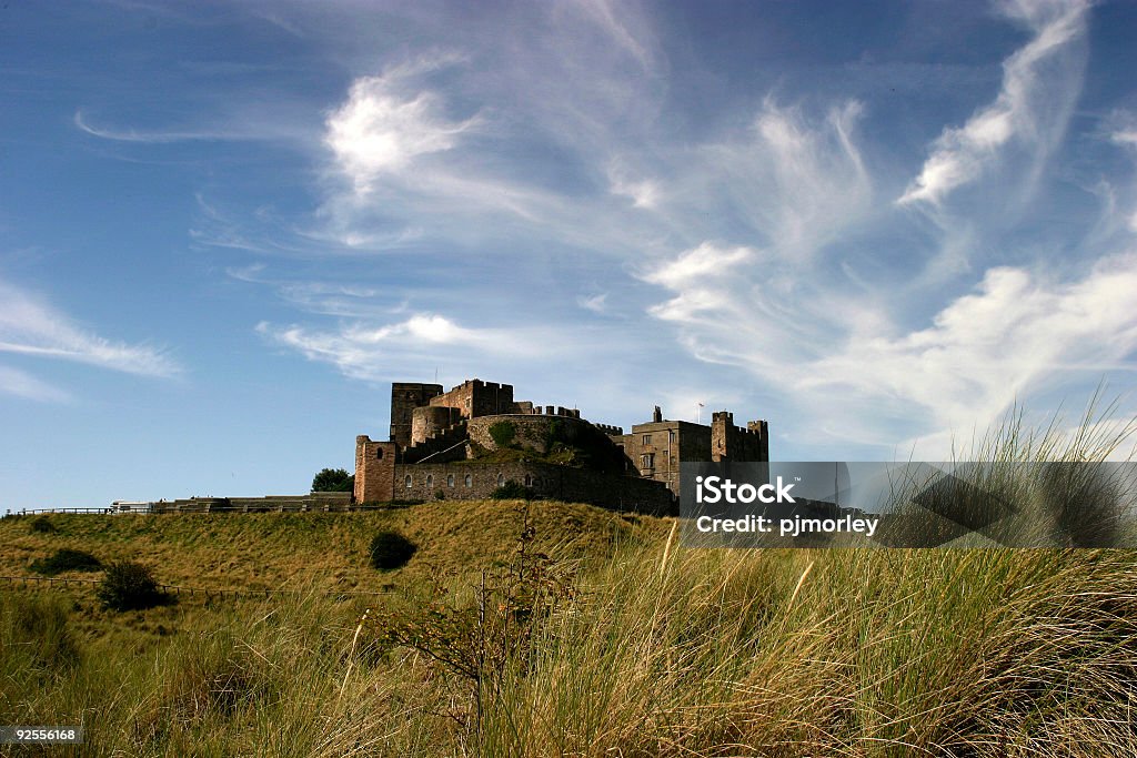 Bamburgh Castle - Lizenzfrei Alnwick Stock-Foto