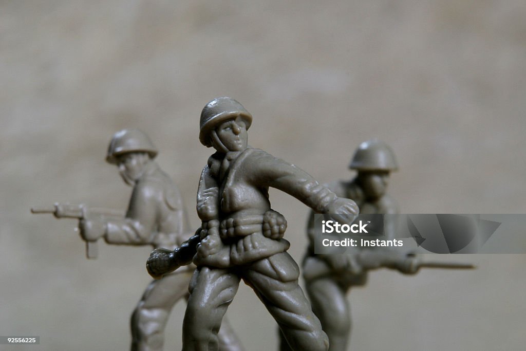 Soldati in plastica - Foto stock royalty-free di Composizione orizzontale