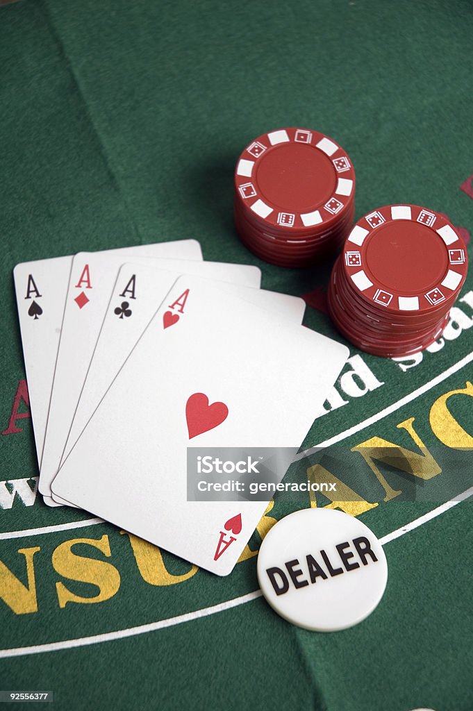 Black Jack  Agreement Stock Photo