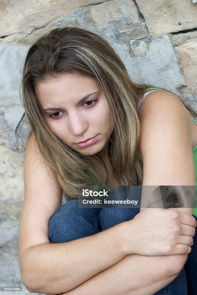 Femme triste - Photo de Adolescence libre de droits