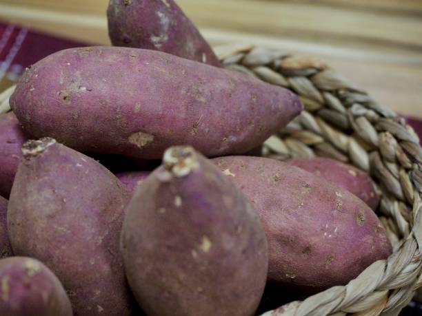 istock Sweet potatoes in a basket 925577852