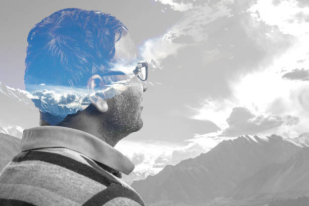 istock Double Exposure of Man in nature 925582350