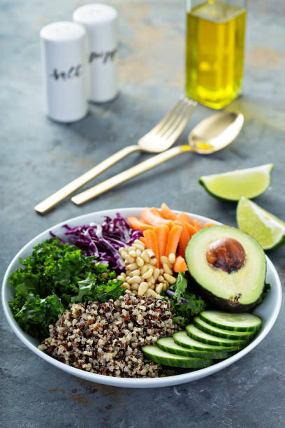 istock Vegan bowl with vegetables and quinoa 925594220