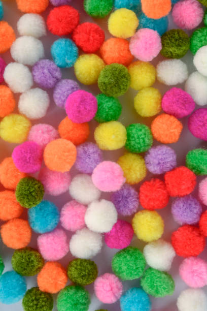 istock A colorful of Pom Pom background 925596896