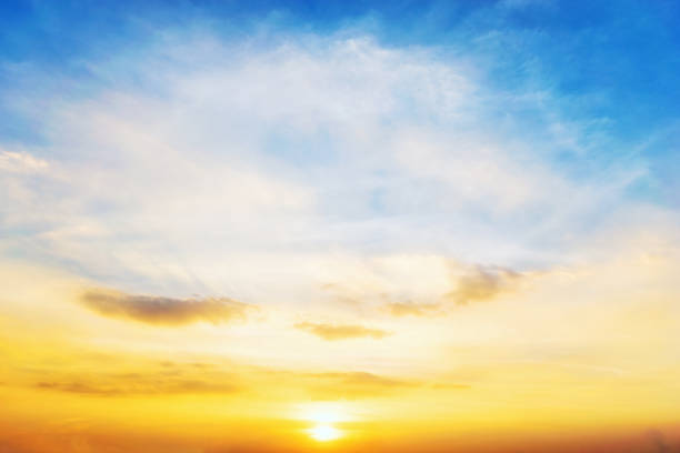 istock Twilight sky background,Sky sunset sunrise orange sky blue 925604430