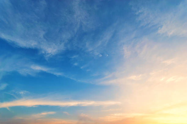istock Twilight sky background,Sky sunset sunrise orange sky blue 925604434