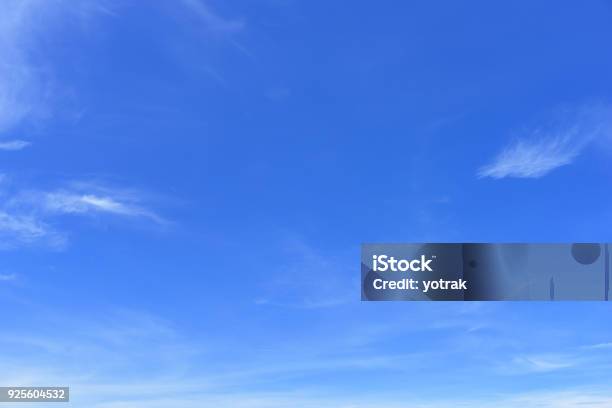 Blue Sky Stock Photo - Download Image Now - Sky, Blue, Turquoise Colored