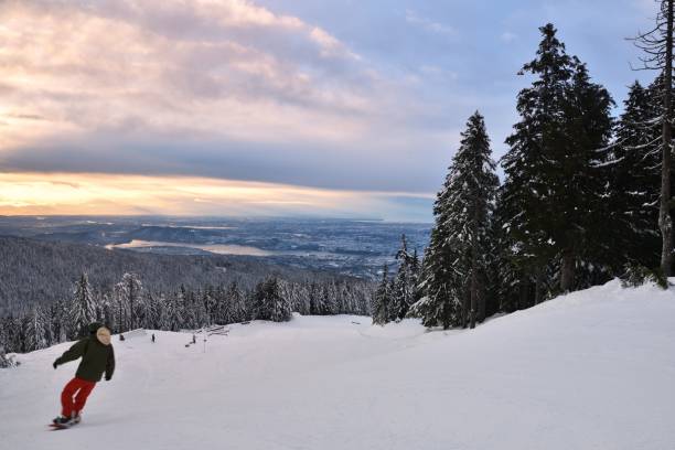 istock Grouse Mountain Winter sunrise, Vancouver, BC, Canada 925607790