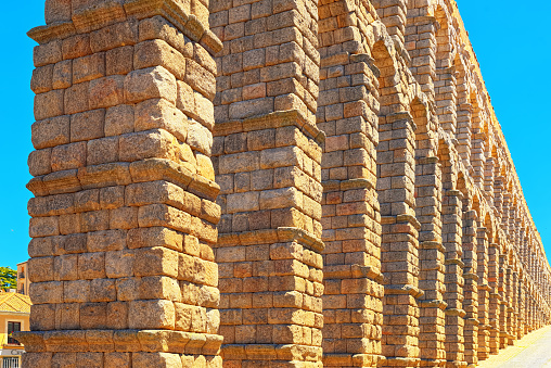 Aqueduct of Segovia (or more precisely, the aqueduct bridge) is a Roman aqueduct in Segovia. In 1985 Segovia and its Aqueduct were declared World Heritage Sites by UNESCO.