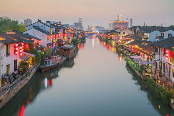 istock Ancient buildings in Wuxi China 925619178