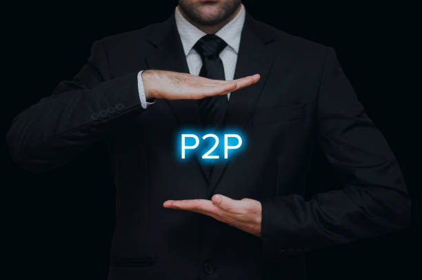 istock The concept of peer to peer (P2P) 925631114