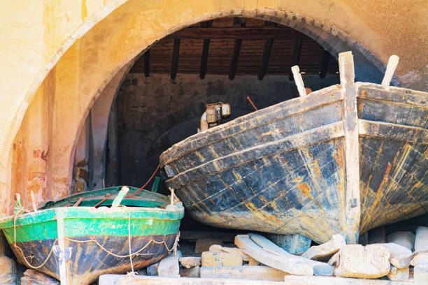 Boats in Scopello, Castellammare del Golfo, Sicily, Italy