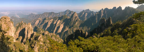 istock Panoramic scene of Huangshan mountain, Anhui, China 925634458