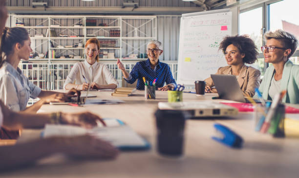 istock Powerful women on a business meeting! 925636306